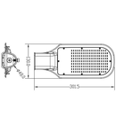 Lampa stradala cu LED 30W SMD 6000K