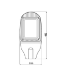 Lampa stradala cu LED 50W SMD 6000K