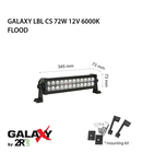 Proiector bara LED GALAXY LBL CS 72W 12/24V 6000K