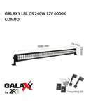 Proiector bara LED GALAXY LBL CS 240W 12/24V 6000K