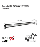 Proiector bara LED GALAXY LBL CS 300W 12/24V 6000K