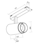 Proiector MCKRS34NW SP 32,4W 4000K