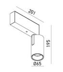 Proiector MTMR42NW SP 16W 4000K