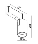 Proiector MTMR44NW SP 36W 4000K