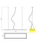 Corp suspendat WDS30120WW MWH 40W 3000K