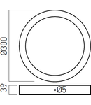 Panou cu LED-uri FMR300WW MWH 30W 3000K