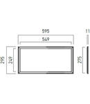 Panou cu LED-uri WD3060WW MWH 24W 3000K