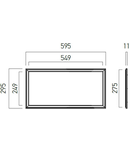 Panou cu LED-uri WDU3060NW MWH 24W 4000K