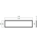 Panou cu LED-uri WDU30120WW MWH 40W 3000K