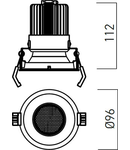 Modul cu LED TM01NW 1x12,7W 4000K