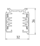 Șina TKN1001 BK 3,7kW