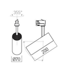 Proiector FS03WW MWH 1x20W 3000K