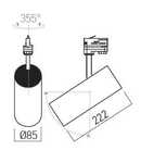 Proiector FS04WW MBK 1x28W 3000K