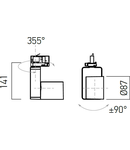 Proiector SX02WW BK 1x17,7W 3000K