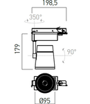 Proiector SE02CW40 S 1x25,5W 5000K