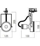 Proiector MV1106 S 1x75W max.