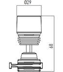 Proiector MC01WW BK 1,5W 3000K