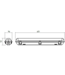 Corp etanș PF01CW PMMA 10W 6500K