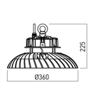 Corp aparent/suspendat FX13NW110 240W 4000K