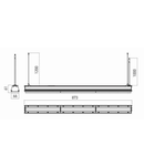 Corp suspendat FXL01CW90 3x30W 6000K