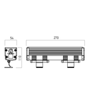 Corp liniar FO04NW30 6W 4000K