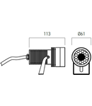 Proiector DT02RGBW30 12W