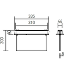 Corp de iluminat de siguranta WY30M E 2W