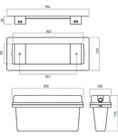 Corp de iluminat de siguranta AW30LEDM 5W