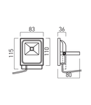 Proiector FDS01CW 10W 6000K