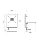 Proiector FDS04CW 50W 6000K