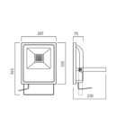 Proiector FDS05CW 100W 6000K