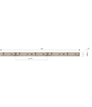 Banda flexibila cu LED-uri FL212865WW/5M 12W/m 3000K 12W/m 60W/5m