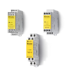 Releu modular cu contacte ghidate forțat - 1 ND + 1 NI, 2 contacte, 6 A, 110...125 V, C.A. (50/60Hz), AgNi + Au, 22.5 mm latime, terminale cu ”prindere rapida” (tip arc), Standard