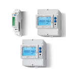 Contor de energie - RS485 Modbus integrated interface + SO pulse output, 3 x 230/400 V, C.A. (50/60Hz), Doua tarife, 6 A (cu transformator de curent pana la 50,000 A), 3-faze cu afisaj LCD pentru functionarea cu transformator de curent, Standard, Versiuni