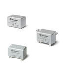 Releu de putere - 2 contacte, 30 A, C (contact comutator), 12 V, Standard, C.A. (50/60Hz), AgCdO, Implantabil (PCB), Niciuna