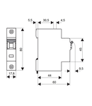 Intreruptor automat B2/1 6kA