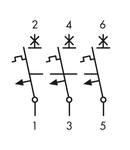 Intreruptor automat B6A/3 4,5kA