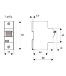 Intreruptor automat C63/1