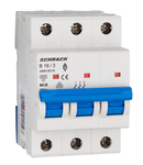 Intreruptor automat modular (MCB) AMPARO 6kA, B 16A, 3-poli
