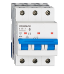 Intreruptor automat modular (MCB) AMPARO 6kA, B 25A, 3-poli