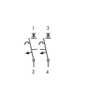 Intreruptor automat modular (MCB) AMPARO 6kA, B 6A, 2-poli