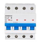 Intreruptor automat modular (MCB) AMPARO 6kA, B 6A, 3P+N