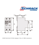 Intreruptor automat+diferential, B10/30mA, 10kA, tip AC,1P+N