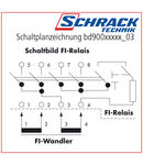 Intreruptor diferential 0,3A pentru trafo