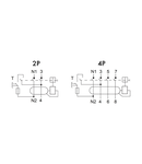 Intreruptor diferential AMPARO (10kA), 40A, 4-poli, 100mA