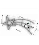 Cometa dubla 117 cm Transparent 