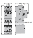 RIGID SM1 BREAKER-CONTACTOR CONNECTION. FOR MOTOR PROTECTION BREAKER SM1P... WITH BG...MINI-CONTACTORS