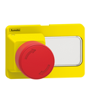 EMERGENCY STOP BUTTON. IP65 (4X). FOR SM1Z...P ENCLOSURES