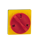 PADLOCKABLE ROTARY ACTUATOR, IP65. RED-YELLOW. FOR SMX17 10 AND SMX17 20 ENCLOSURES