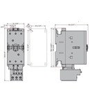 Contactor tripolar, Curent lucru (AC3) = 95A, AC bobina 50/60HZ, 24VAC